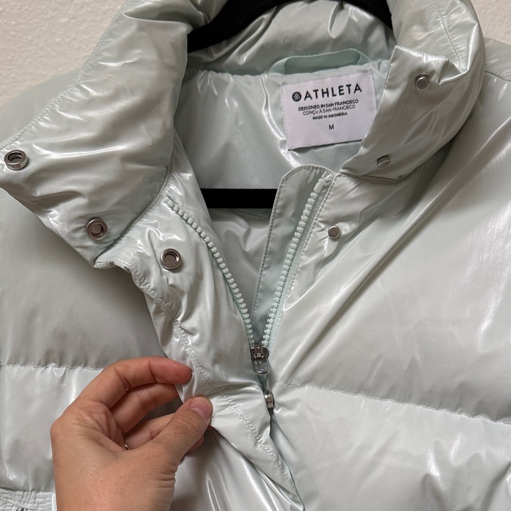 Athleta Summit Cropped Puffer Jacket - image 6